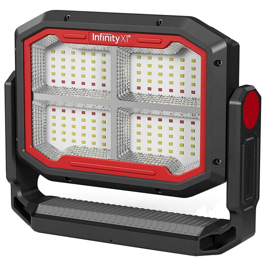 Infinity X1 Dual Powered Solar Work Light 3000 Lumen with Adjustable Kelvin Settings, Dual Charging, Magnet Handle, and Foldable Hook – view 2