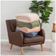 Berkshire Luxe Loft Blanket Queen Blue - Recycled Polyester Fibres, AquaSmart Dye, Matte Appearance – view 5