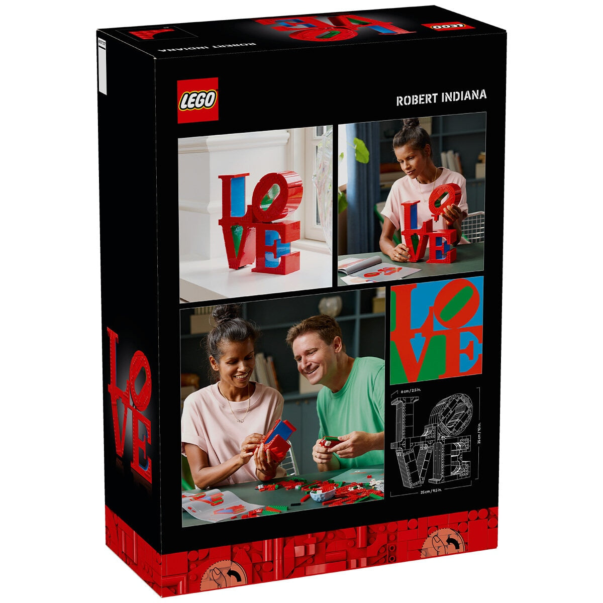 LEGO Art LOVE, Gift For Couples And Home Decor Idea 31214