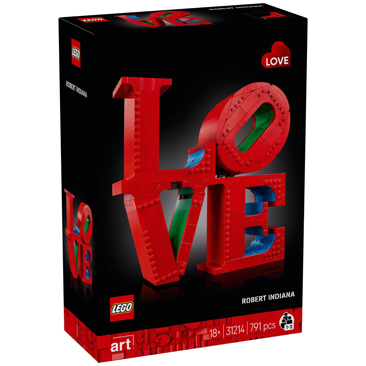 LEGO Art LOVE, Gift For Couples And Home Decor Idea 31214