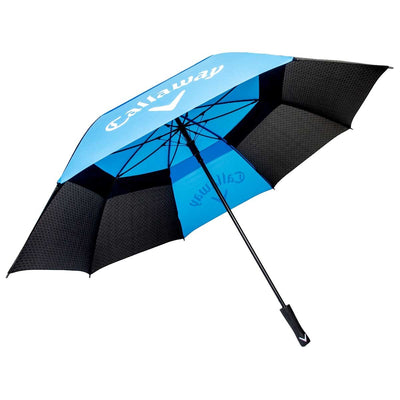 Callaway 62 Auto Open Vented Golf Umbrella 2 Pack - Nanoskin Water Repellence, UPF50+, Double Canopy