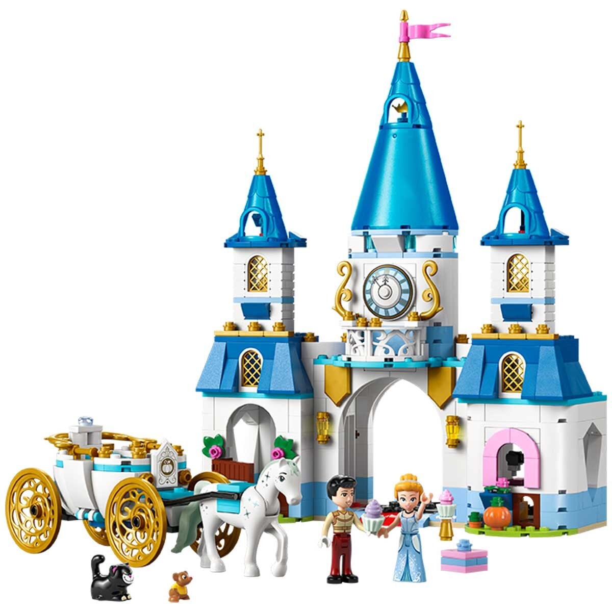 LEGO Disney Princess Cinderella’s Castle And Horse Carriage Building Set 43275