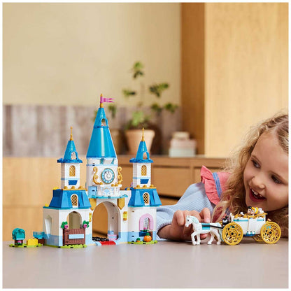 LEGO Disney Princess Cinderella’s Castle And Horse Carriage Building Set 43275