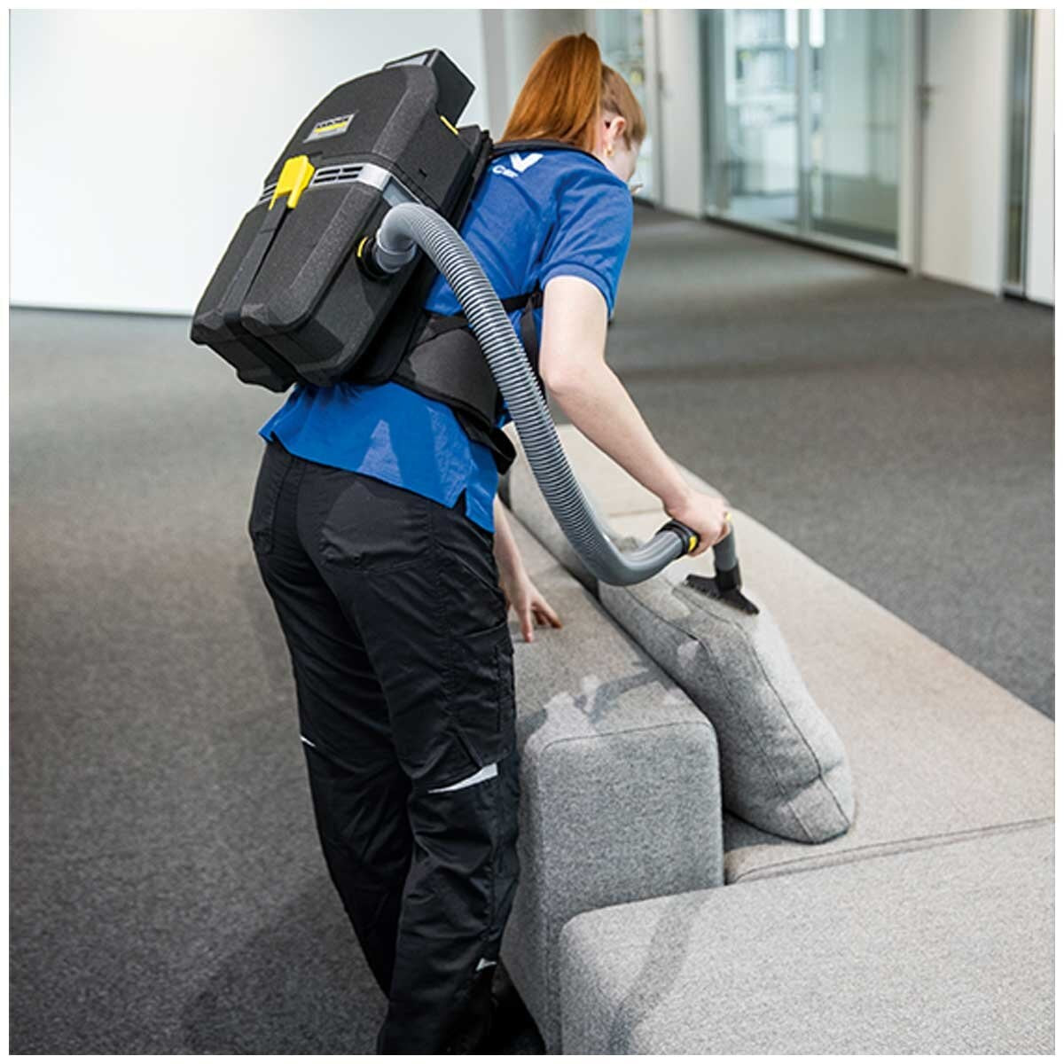 Karcher BVL5 1BP Backpack Vacuum 5AH Kit With 10 Bags