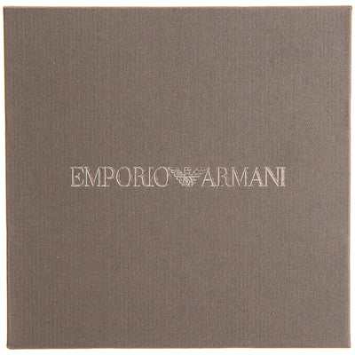Emporio Armani Stainless Steel Men's Watch AR2448 Blue Dial Chronograph 500m Water Resistance