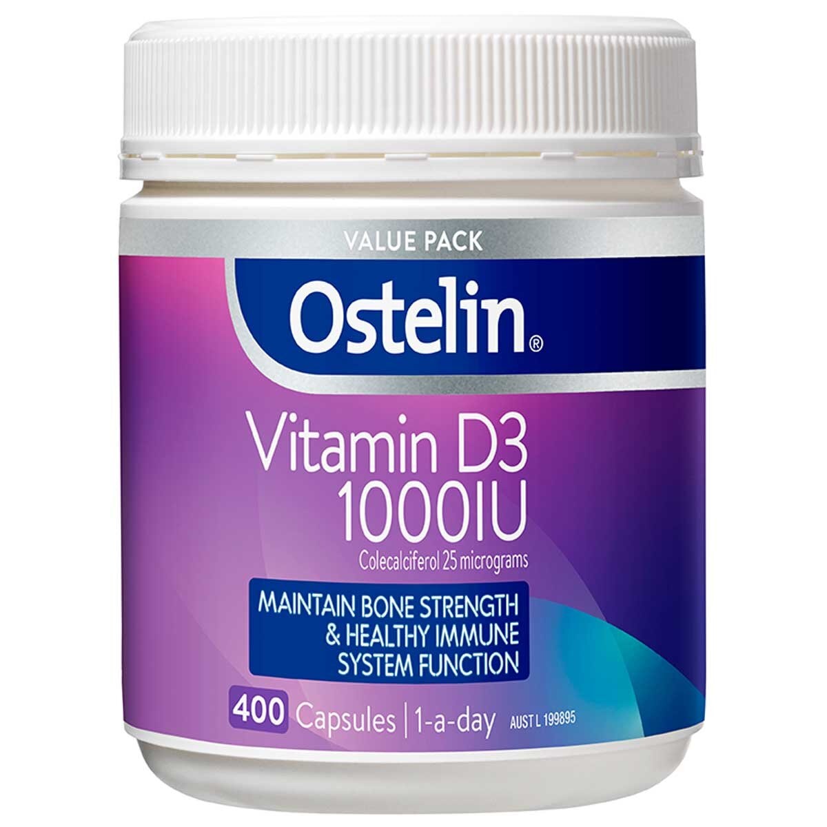 Ostelin Vitamin D3 1000IU 400 Capsules – Auzzi Store