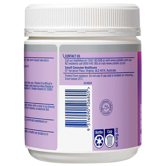 Ostelin Vitamin D3 1000IU 400 Capsules – view 2
