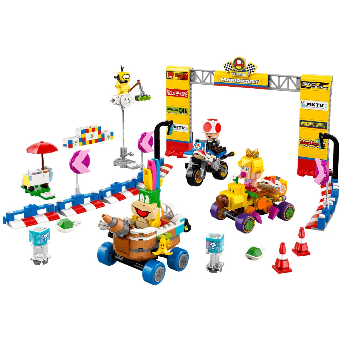 LEGO Super Mario: Mario Kart – Baby Peach & Grand Prix Set, Racing Toy 72036