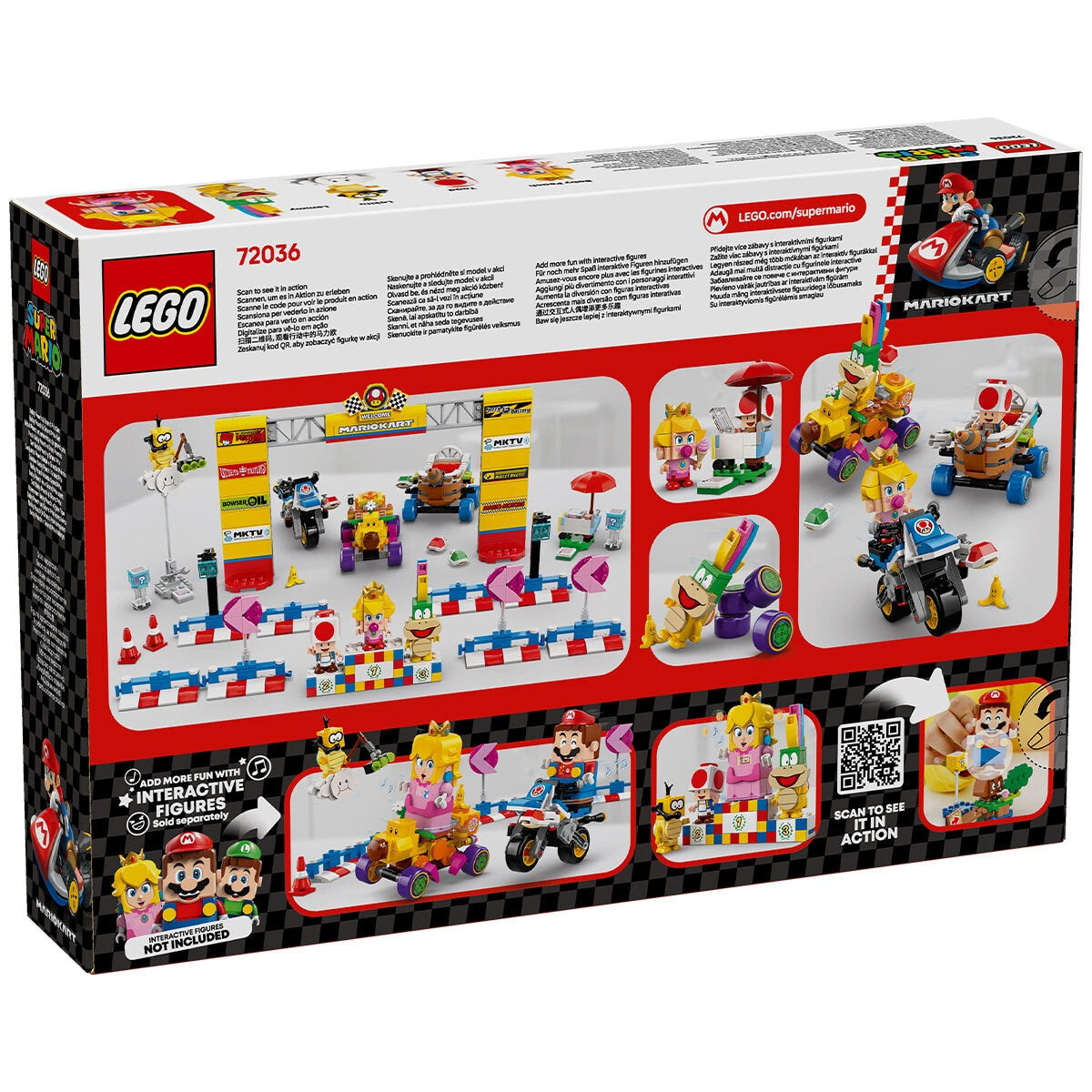 LEGO Super Mario: Mario Kart – Baby Peach & Grand Prix Set, Racing Toy 72036