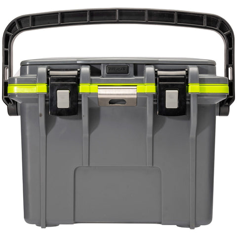 Pelican Personal Cooler 13.25L Grey Green - All Day Cold Retention, Dry Box, Inner Tray - Auzzistore