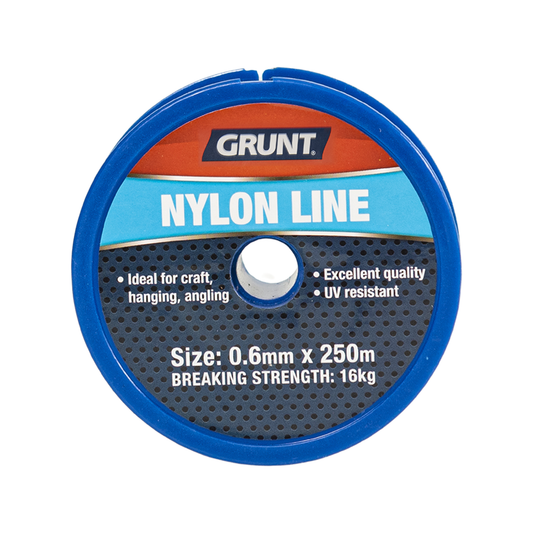 Grunt Nylon Line 0.6mm x 250m UV Weather Resistant Fishing Line - Auzzistore