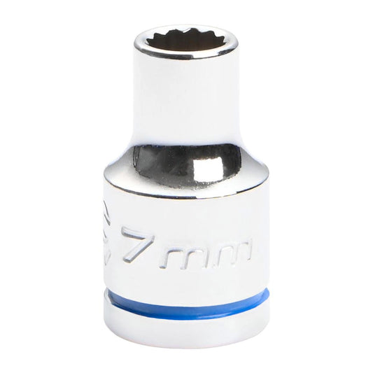 Kincrome 7mm 3/8 Square Drive Socket - Chrome Vanadium Steel - Rust Resistant - Auzzistore