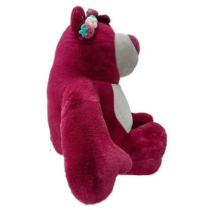 Disney Lotso 80cm Plush Toy with Detachable Strawberry-Scented Blanket