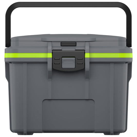 Pelican 7.57L Personal Cooler Grey/Green with Removable Ice Pack & Inner Tray