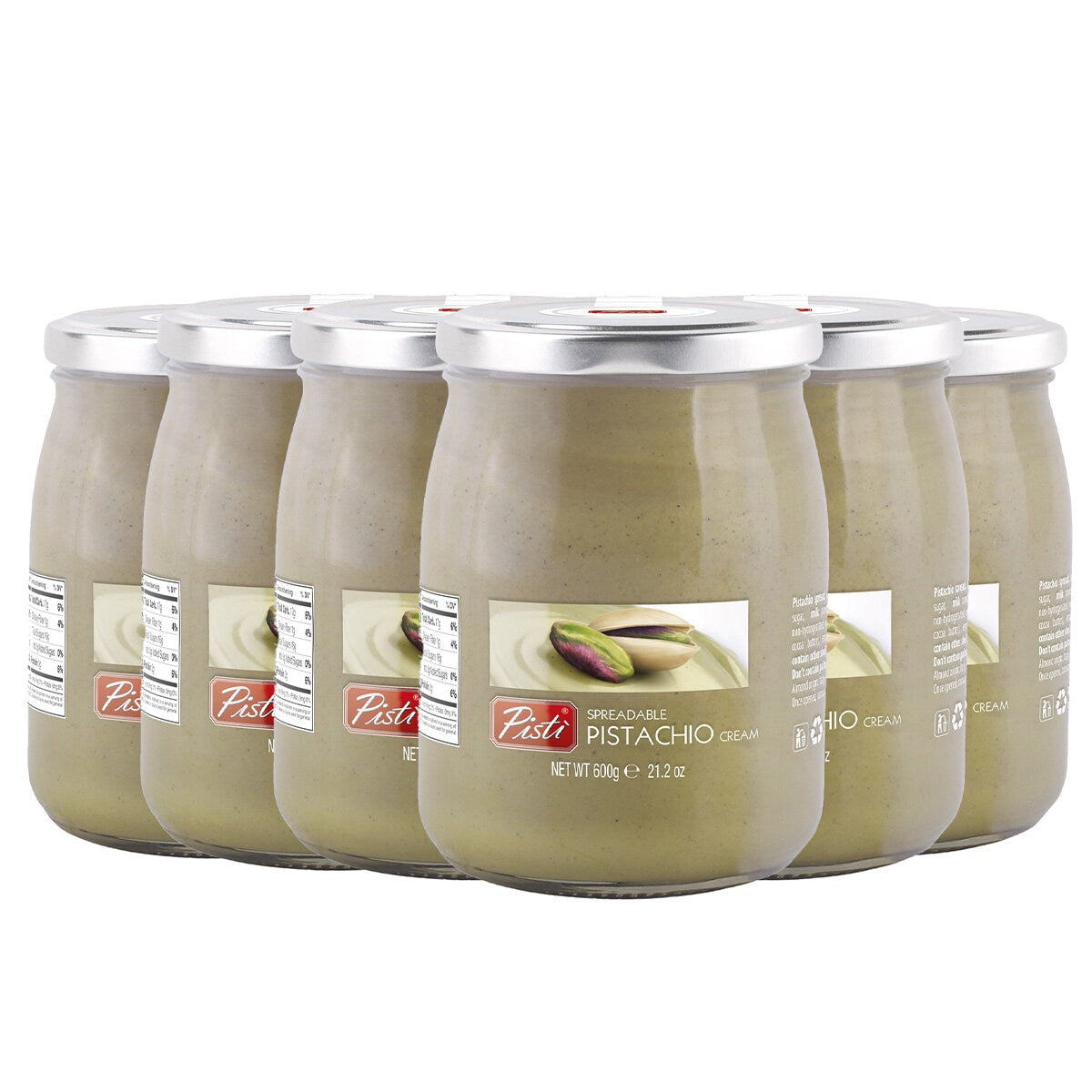 Pisti Pistachio Cream Spread 6x600g