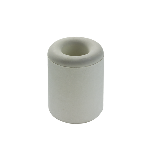 Adoored Round Door Stop - 30mm - White Rubber - Interior/Exterior Use - Auzzistore