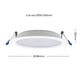 Deta 120mm x8 Series Tri Colour Dimmable LED Downlight - 9W 11W 13W