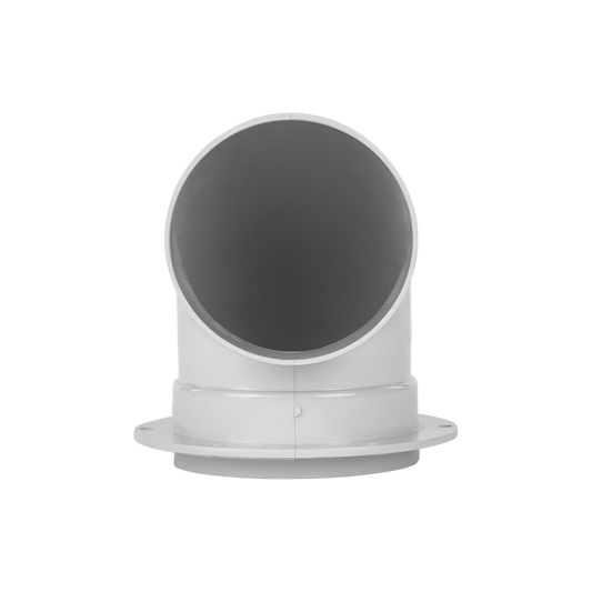 Rain Harvesting 90mm Flanged Tank Overflow PVC Extra High Volume - Auzzistore