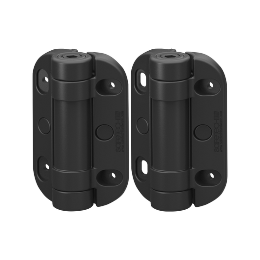 ProtectorAl Black G8Safe Adjustable Heavy Duty Hinge Pair 135mm Plastic Durable