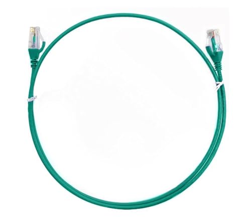 8WARE CAT6 Ultra Thin Slim Cable 15m - Grey Color Premium RJ45 Ethernet Network LAN UTP Patch Cord 26AWG