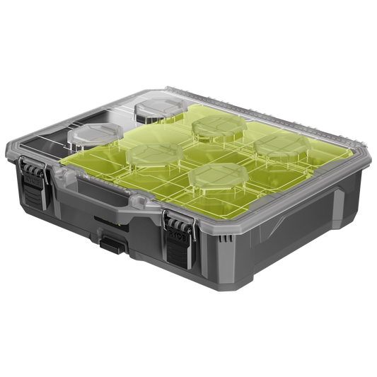 Ryobi Link Small Parts Organiser - Modular Storage Solution 445mm x 150mm x 510mm - Auzzistore