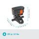 Gardena Micro Irrigation Oscillating Sprinkler OS 90 - 1 to 90 m² - Black - Adjustable Range