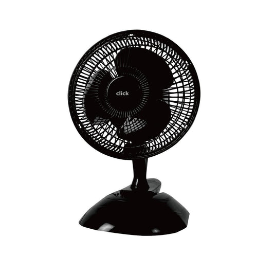 Click 15cm Clip on Desk Fan - Black - Adjustable Speed - Compact Design - Auzzistore