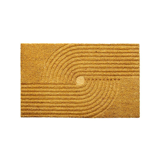 Coir Outdoor Mat - 50 x 80cm - Embossed Design - Durable & Non-Slip