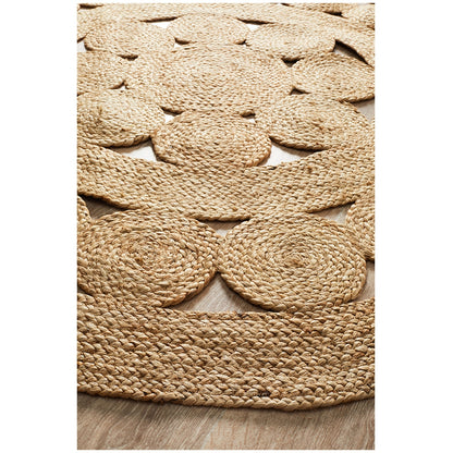 Rug Culture Atrium Pilu Natural Rug 150 x 150cm