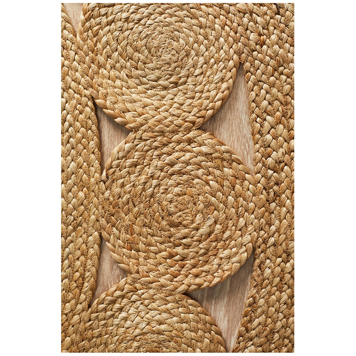 Rug Culture Atrium Pilu Natural Rug 150 x 150cm