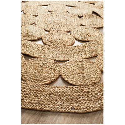 Rug Culture Atrium Pilu Natural Rug 200 x 200cm