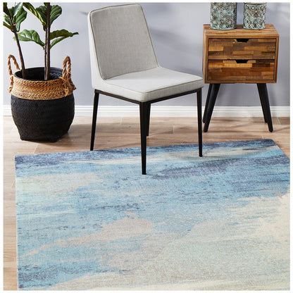 Rug Culture City 563 Blue Rug 160 x 110cm