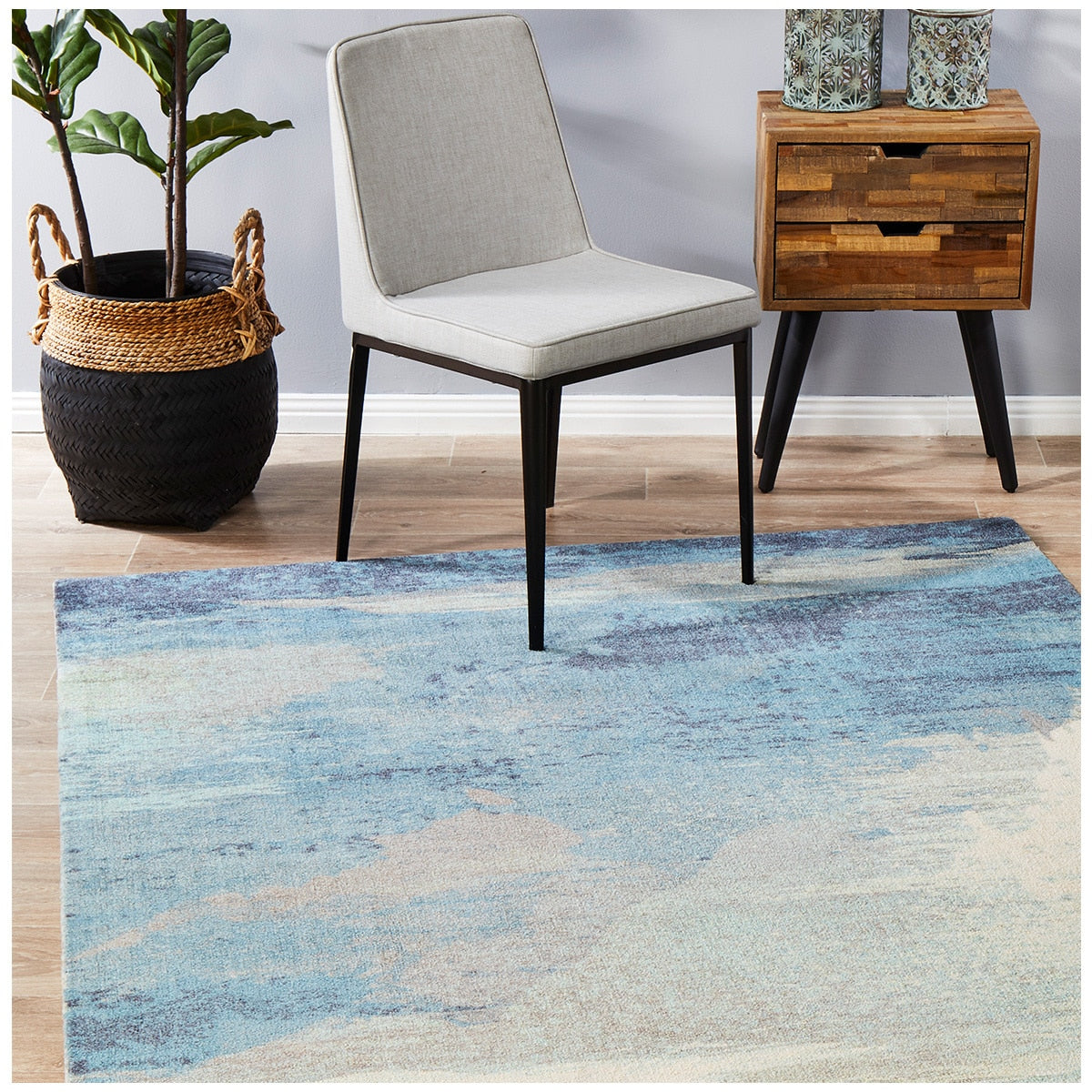 Rug Culture City 563 Blue Rug 320 x 230cm