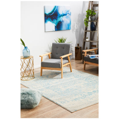Rug Culture Evoke 253 White/Blue Indoor Rug 230 x 160cm