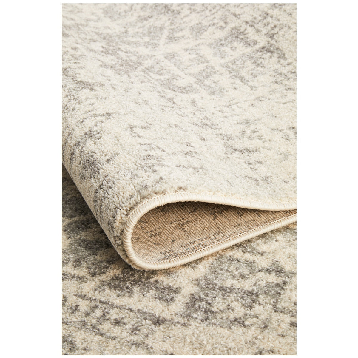 Rug Culture Evoke 253 White/Silver Indoor Rug 230 x 160cm