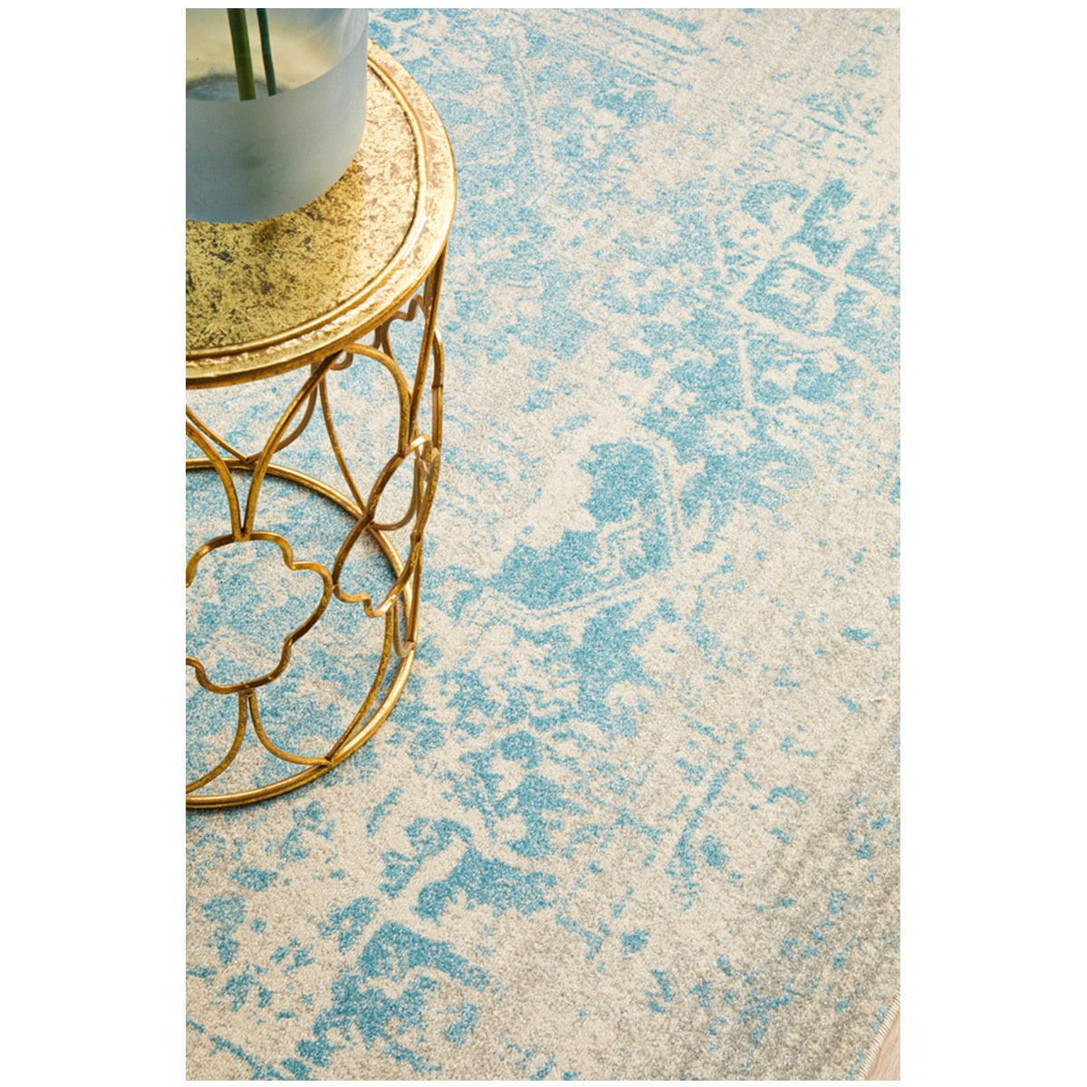 Rug Culture Evoke 253 White/Blue Indoor Rug 330 X 240cm