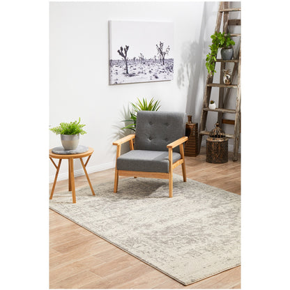 Rug Culture Evoke 253 White/Silver Indoor Rug 330 X 240cm