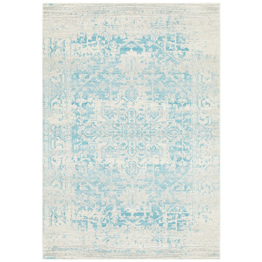 Rug Culture Evoke 253 White/Blue Indoor Rug 400 X 300cm