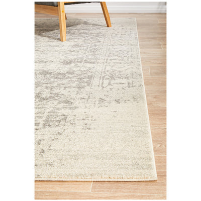 Rug Culture Evoke 253 White/Silver Indoor Rug 400 X 300cm