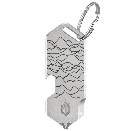 Gerber Dt Silver Hills Multitool Keychain Shard - 1 Pack - 69.9mm x 152mm - Silver - Lightweight & Portable