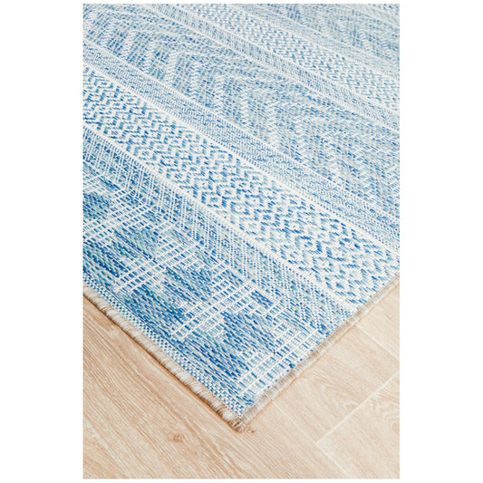 Rug Culture Terrace 5505 Rug 230 x 160cm Blue – view 2 - Auzzistore