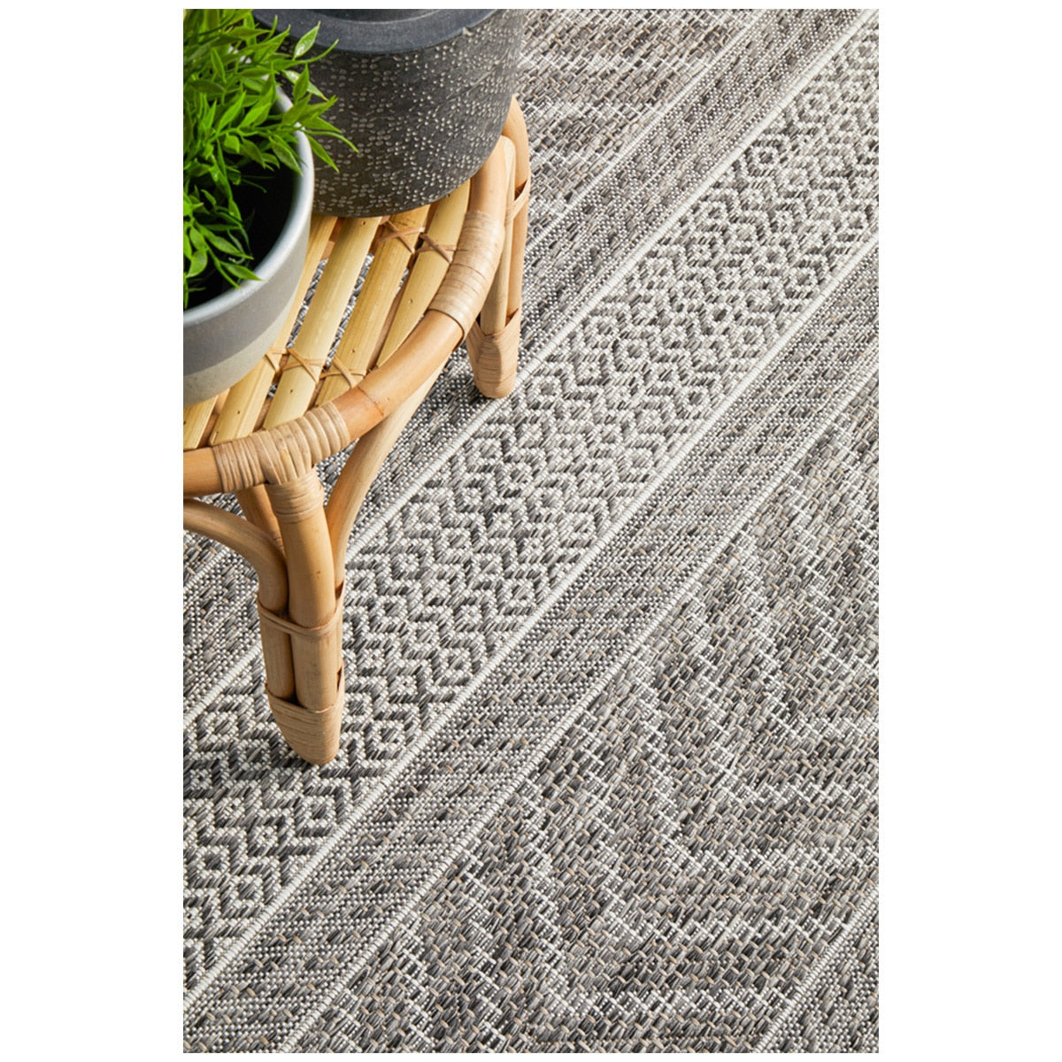 Rug Culture Terrace 5505 Rug 400 x 300cm Grey