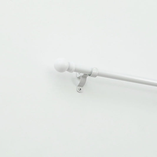 Windoware 50mm White Single Stayed Curtain Rod Bracket 2 Pack – view 2 - Auzzistore