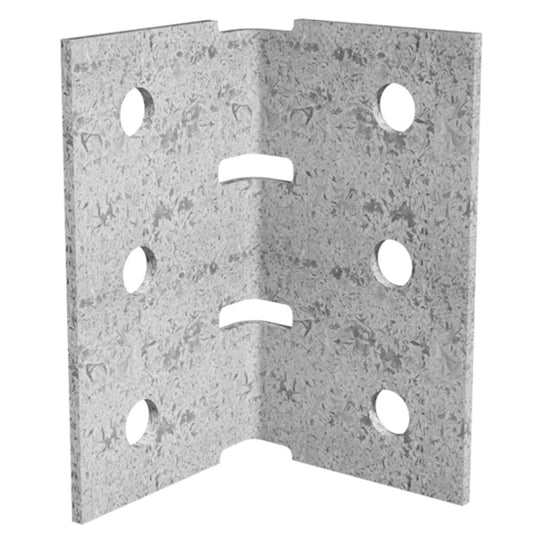Dunnings Angle Bracket - 60 x 60 x 105mm - Galvanised Steel - M10 Holes - Auzzistore