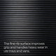 Matpro Rubber Matting 1x2m Black 3mm Thick Anti-Slip Fine Rib