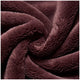Amari Luxury Velvet Throw 152cm x 177cm Light Brown Oversize Warm Cozy Plush 600 gsm – view 3