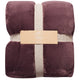 Amari Luxury Velvet Throw 152cm x 177cm Light Brown Oversize Warm Cozy Plush 600 gsm – view 4