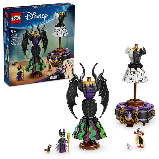 LEGO Disney Villains Maleficent’s and Cruella De Vil’s Dresses 43262 - Auzzistore