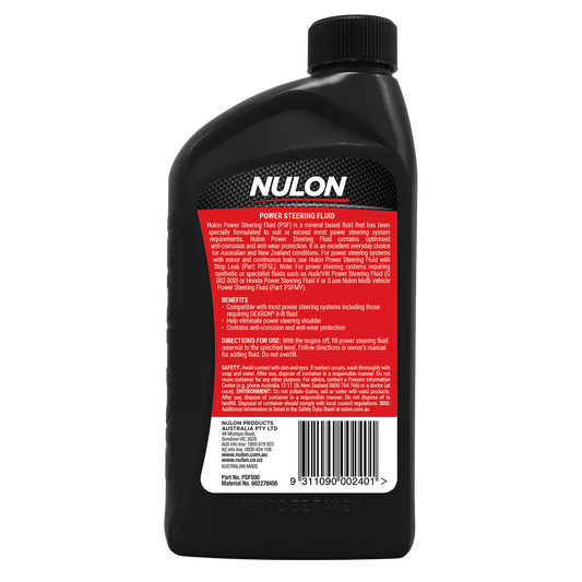 Nulon Power Steering Fluid 500ml - Mineral-Based - Anti-Corrosion & Wear Protection – view 2