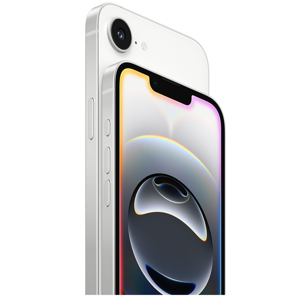 Apple iPhone 16e 128GB White - A18 Chip, 48MP Fusion Camera, Supersized Battery, OLED Display